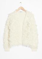 Other Stories Shaggy Cardigan - White