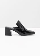 Other Stories Patent Leather Loafer Pump