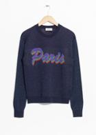 Other Stories Paris Knit Top - Blue