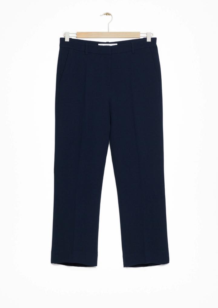 Other Stories Cropped Flare Trousers