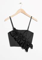 Other Stories Frill Crop Top