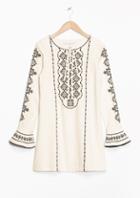 Other Stories Lacing Linen Dress
