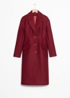 Other Stories Wool Coat - Red