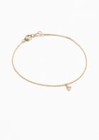 Other Stories Gold-plated Sterling Silver Heart Pendant Bracelet