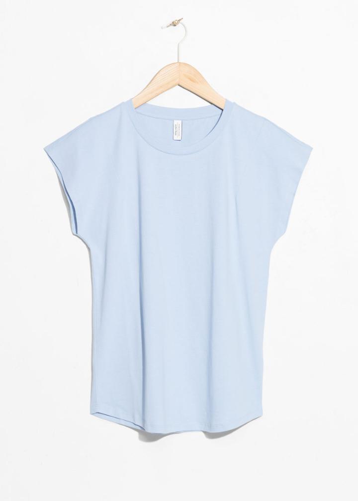 Other Stories Cotton T-shirt - Blue