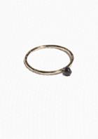Other Stories Thin Organic Pearl Ring