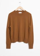 Other Stories Cashmere Knit Sweater - Beige