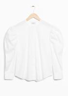 Other Stories Shoulder Puff Blouse - White
