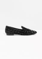 Other Stories Sequin Slipper Loafers