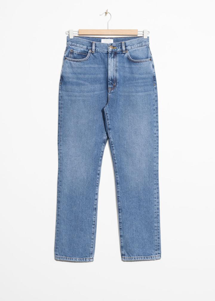 Other Stories Slim Denim Jeans - Blue