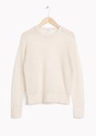 Other Stories Pointelle Wool Sweater