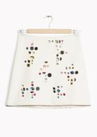 Other Stories Jewel Embroidered Skirt