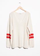 Other Stories Stripe Sleeve Sweater