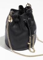 Other Stories Chain Strap Bucket Bag - Black