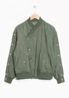 Other Stories Overlapping Bomber Jacket