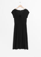 Other Stories Buttoned Dress - Black