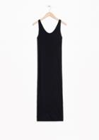 Other Stories Knitted Sleeveless Midi Dress