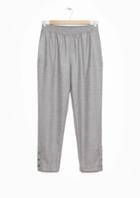 Other Stories Cropped Wool Joggers