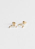 Other Stories Four Ball Stud Earrings - Gold