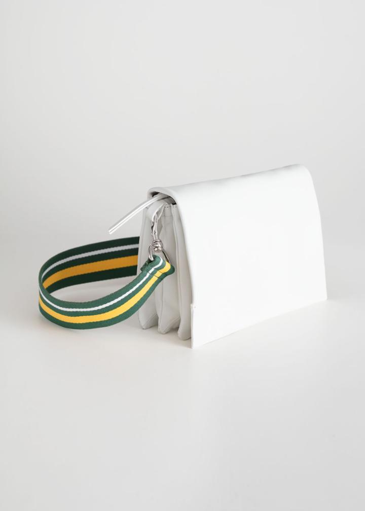 Other Stories Short Utility Crossbody Bag - White