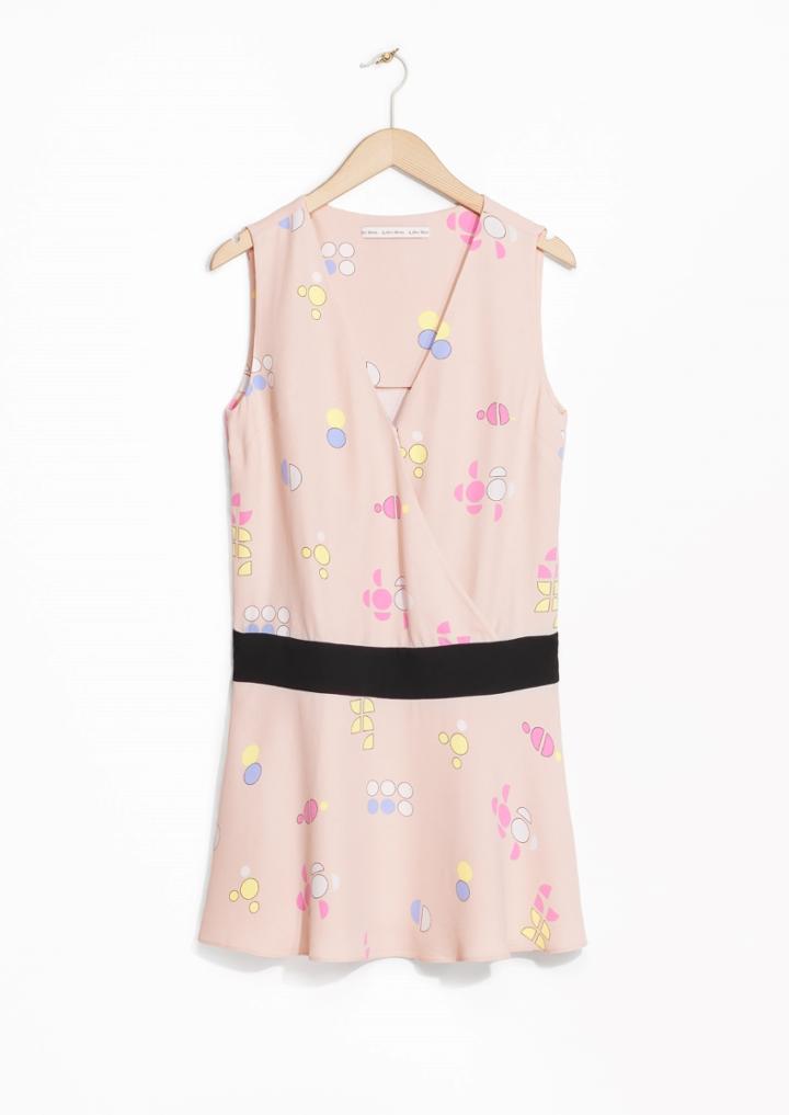 Other Stories Pastel Paradise Wrap Dress