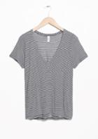 Other Stories Deep-v Jersey Tee