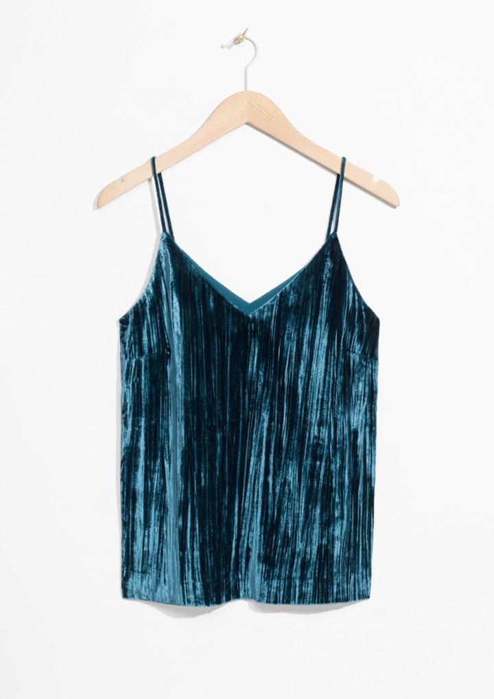 Other Stories Velvet V-neck Camisole