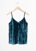 Other Stories Velvet V-neck Camisole