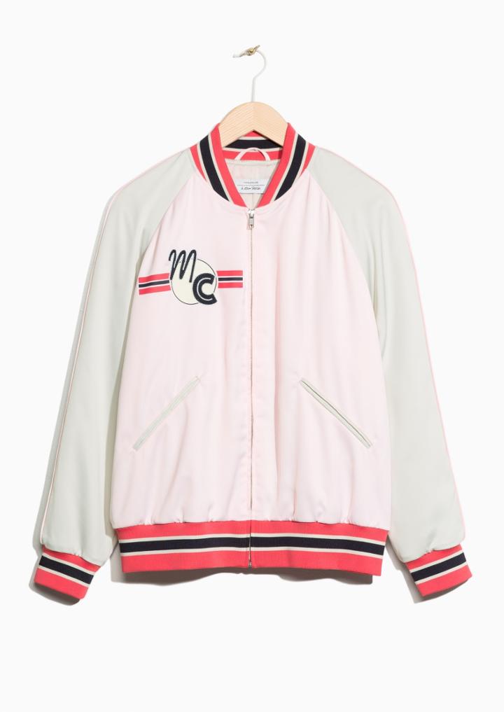 Other Stories Patch Bomber Jacket