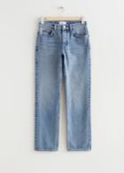 Other Stories Sleek Cut Jeans - Blue