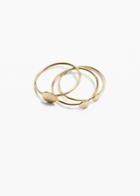 Other Stories Charm Multi Rings - Gold