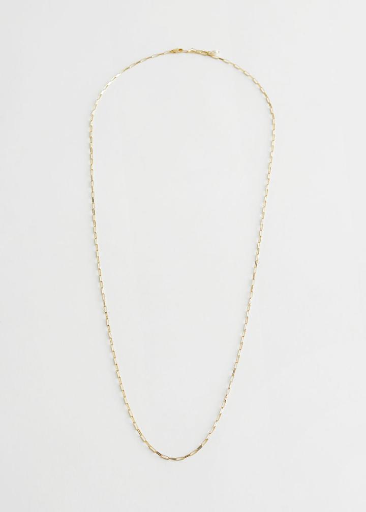 Other Stories Layered Pearl Pendant Necklace - White