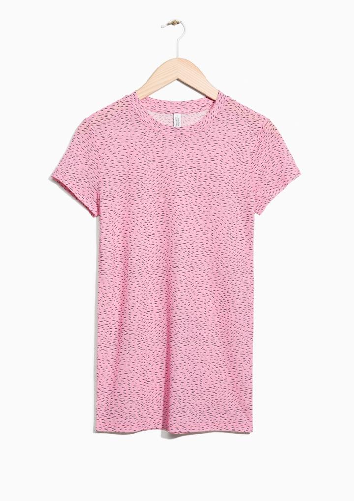 Other Stories Dash Print T-shirt