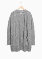 Other Stories Wool Blend Cardigan - Grey