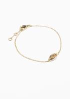 Other Stories Puka Shell Chain Bracelet - Gold