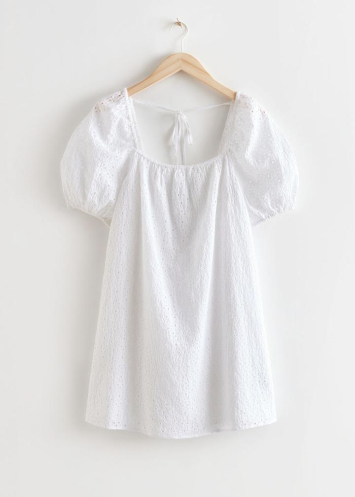 Other Stories A-line Mini Dress - White