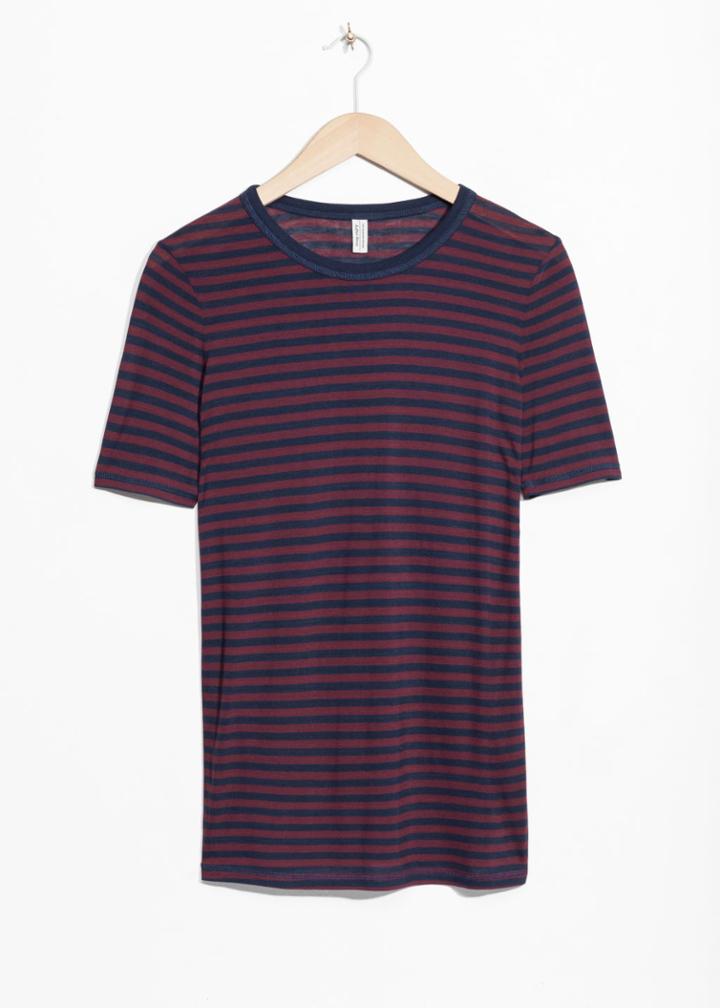 Other Stories Round Neck T-shirt - Blue