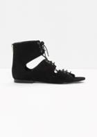 Other Stories Lace-up Suede Sandals
