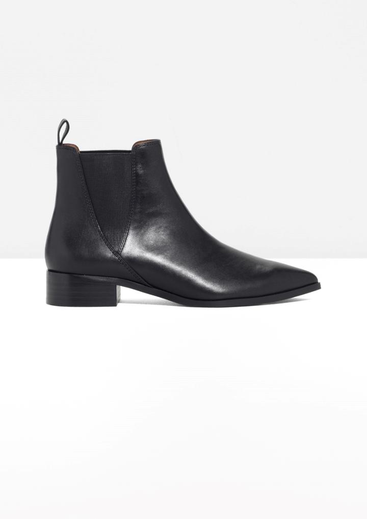Other Stories Leather Chelsea Boots