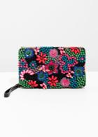 Other Stories Beaded Embellished Clutch - Green