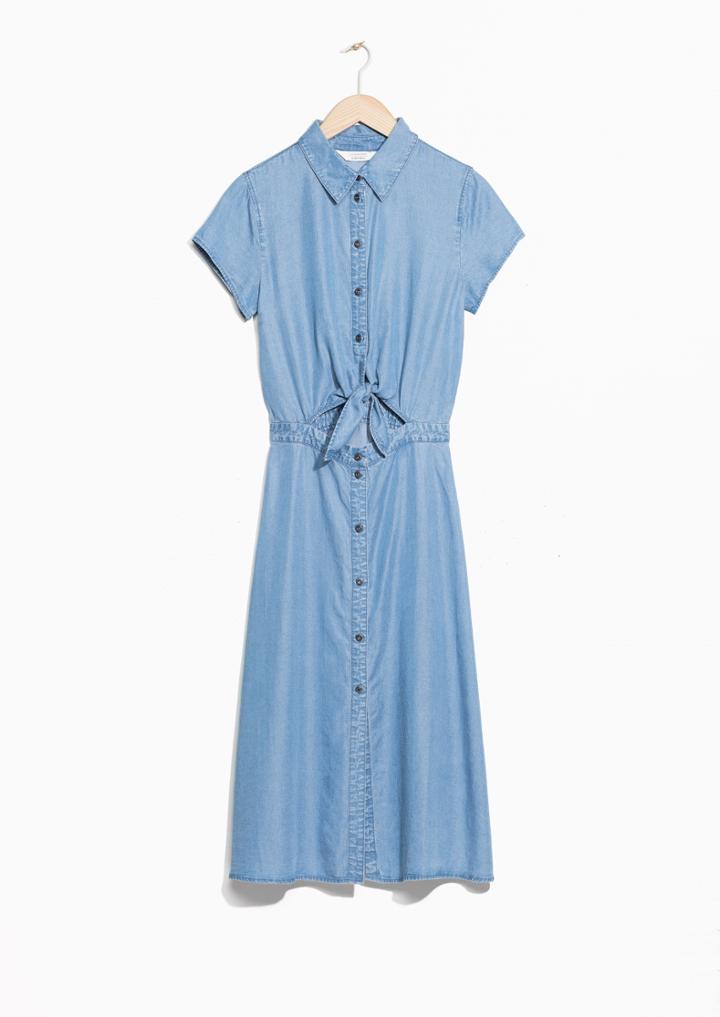 Other Stories Knotted Tie Dress