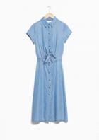 Other Stories Knotted Tie Dress