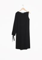 Other Stories Twill Open Sleeve Dress