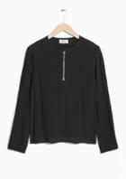 Other Stories Zip Blouse
