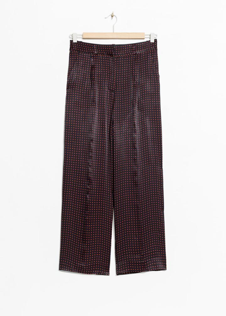 Other Stories Tailored Straight Trousers - Blue