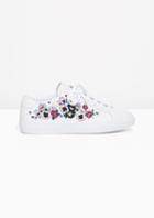 Other Stories Flower Embroidery Sneakers