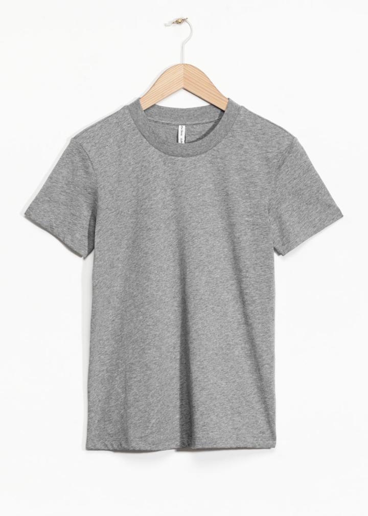 Other Stories Cotton T-shirt - Grey
