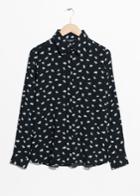Other Stories Button Down Shirt - Black