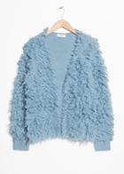 Other Stories Shaggy Cardigan - Blue