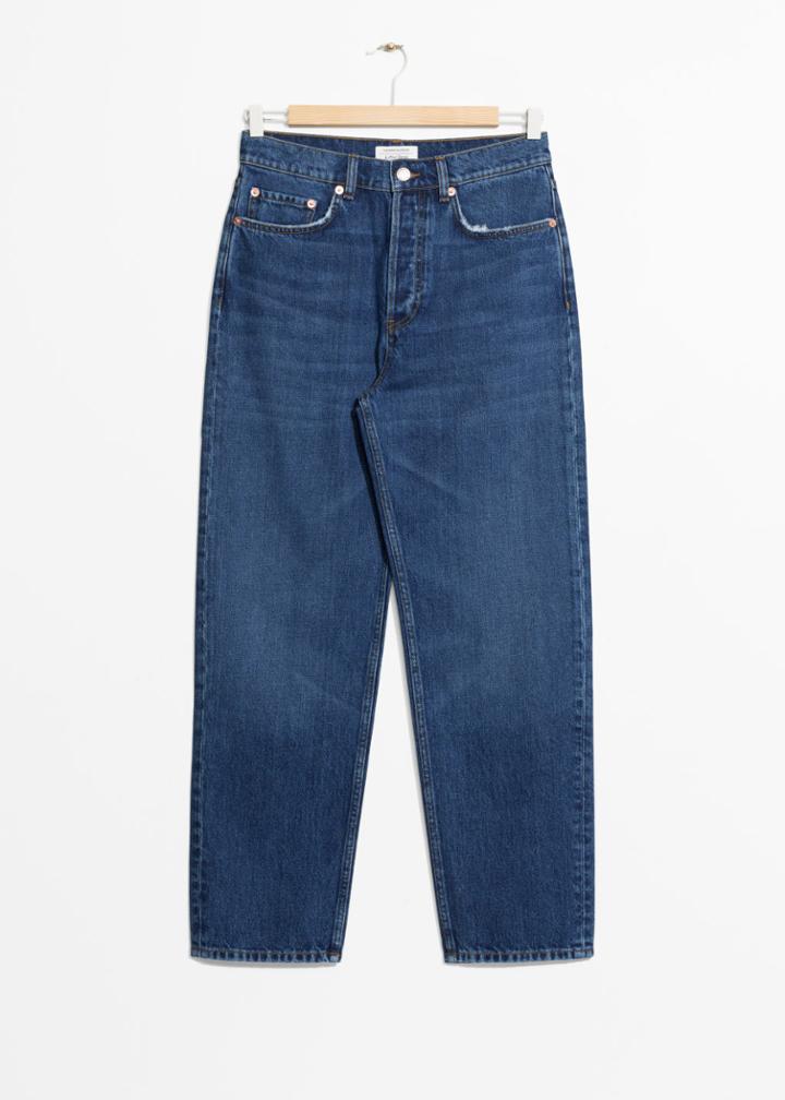 Other Stories Loose Leg Denim Jeans - Blue